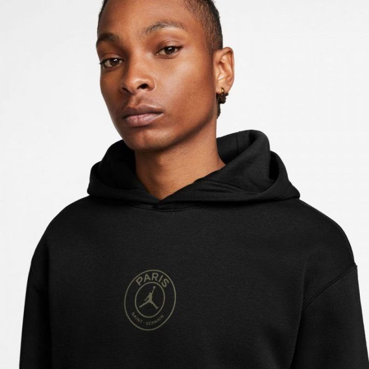 Vyriškas džemperis su gobtuvu Nike Jordan PSG, juodas