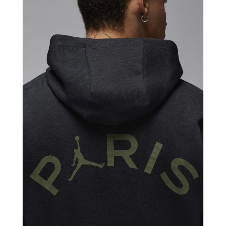 Vyriškas džemperis su gobtuvu Nike Jordan PSG, juodas