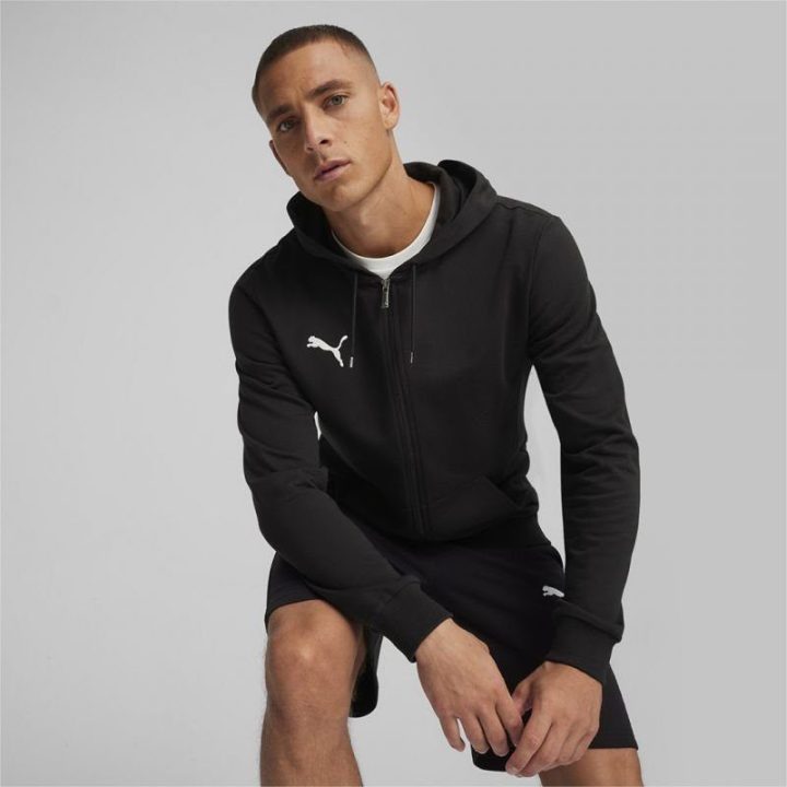 Vyriškas džemperis su gobtuvu Puma Team Goal Casuals, juodas