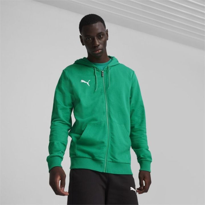 Vyriškas džemperis su gobtuvu Puma Team Goal Casuals, žalias