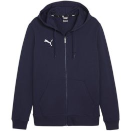 Vyriškas džemperis su gobtuvu Puma Team Goal Casuals, tamsiai mėlynas
