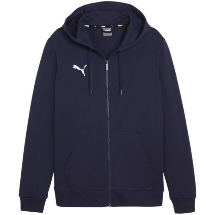 Vyriškas džemperis su gobtuvu Puma Team Goal Casuals, tamsiai mėlynas
