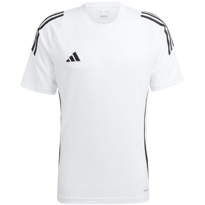 Vyriški prigludę futbolo marškinėliai adidas Tiro 24, balti