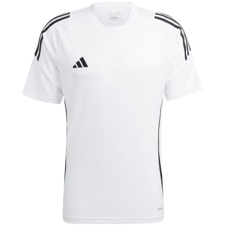 Vyriški prigludę futbolo marškinėliai adidas Tiro 24, balti