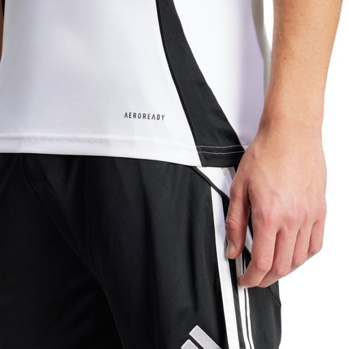 Vyriški prigludę futbolo marškinėliai adidas Tiro 24, balti