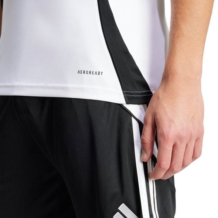 Vyriški prigludę futbolo marškinėliai adidas Tiro 24, balti