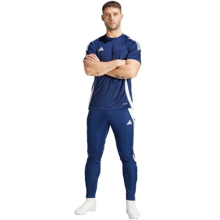 Vyriškos sportinės kelnės adidas Tiro 24, tamsiai mėlynos