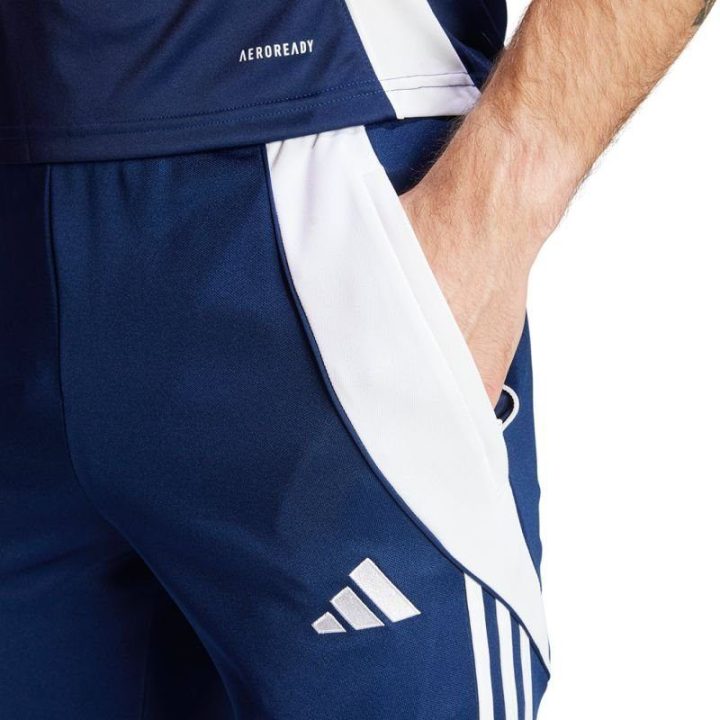 Vyriškos sportinės kelnės adidas Tiro 24, tamsiai mėlynos