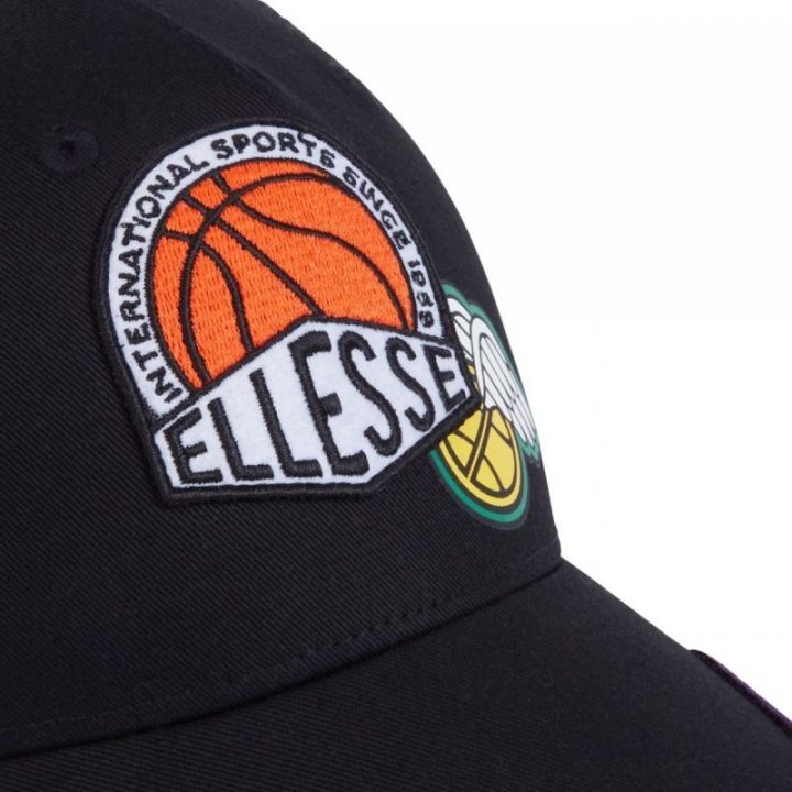 Kepurė su snapeliu Ellesse Divida, juoda