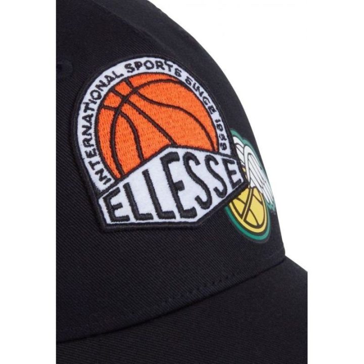 Kepurė su snapeliu Ellesse Divida, juoda