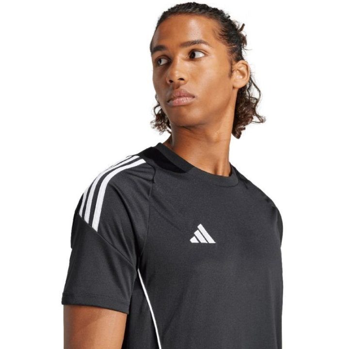 Vyriški prigludę futbolo marškinėliai adidas Tiro 24, juodi
