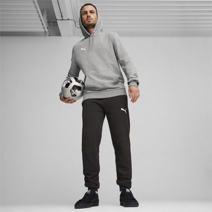Vyriškos medvilninės kelnės Puma Team Goal Casuals, juodos