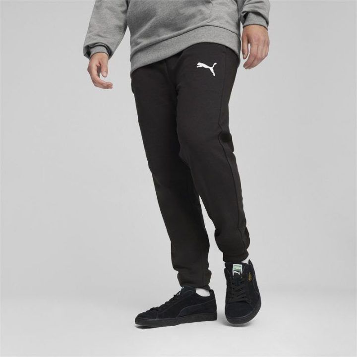 Vyriškos medvilninės kelnės Puma Team Goal Casuals, juodos