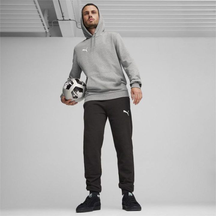 Vyriškos medvilninės kelnės Puma Team Goal Casuals, juodos