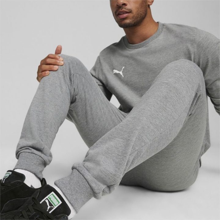 Vyriškos sportinės kelnės Puma Team Goal Casuals, pilkos