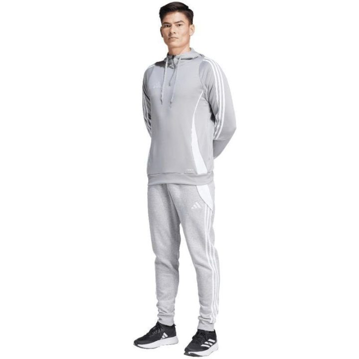 Vyriškos medvilninės sportinės kelnės adidas Tiro 24, pilkos
