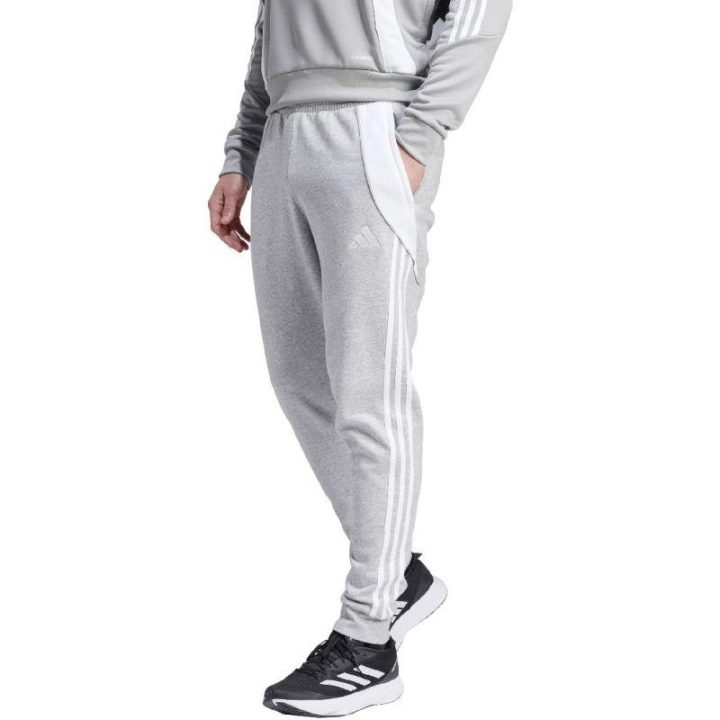 Vyriškos medvilninės sportinės kelnės adidas Tiro 24, pilkos