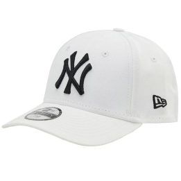 Vaikiška kepurė su snapeliu New Era 9Forty Yankees, balta