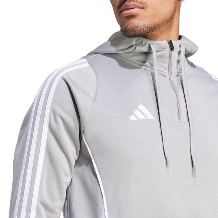 Vyriškas džemperis su gobtuvu adidas Tiro 24 Training, pilkas