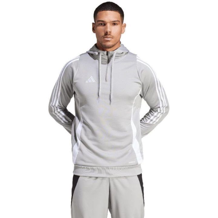 Vyriškas džemperis su gobtuvu adidas Tiro 24 Training, pilkas