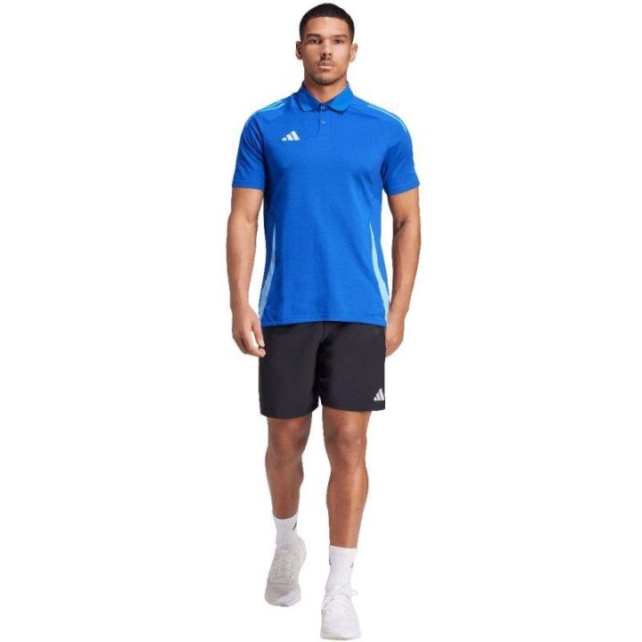Vyriški polo marškinėliai adidas Tiro 24 Competition, mėlyni