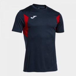 Uniseks marškinėliai Joma Winner III, tamsiai mėlyni ir raudoni