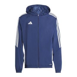 Vyriška vėjo striukė treniruotėms adidas Tiro 24, mėlyna