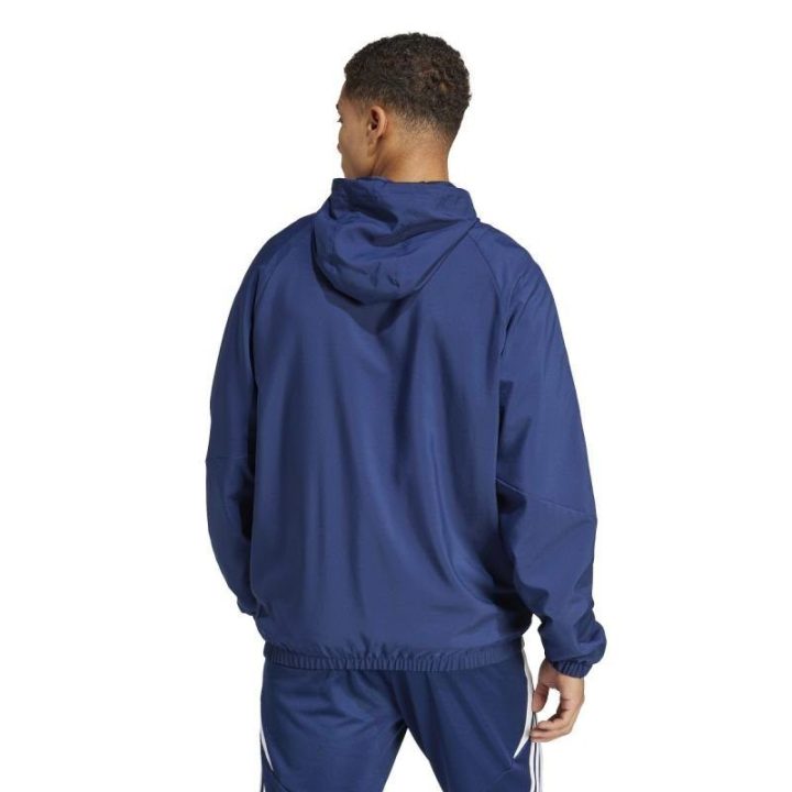 Vyriška vėjo striukė treniruotėms adidas Tiro 24, mėlyna
