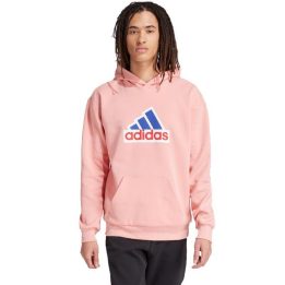 Vyriškas džemperis su gobtuvu adidas FI BOS HD OLY, rožinis