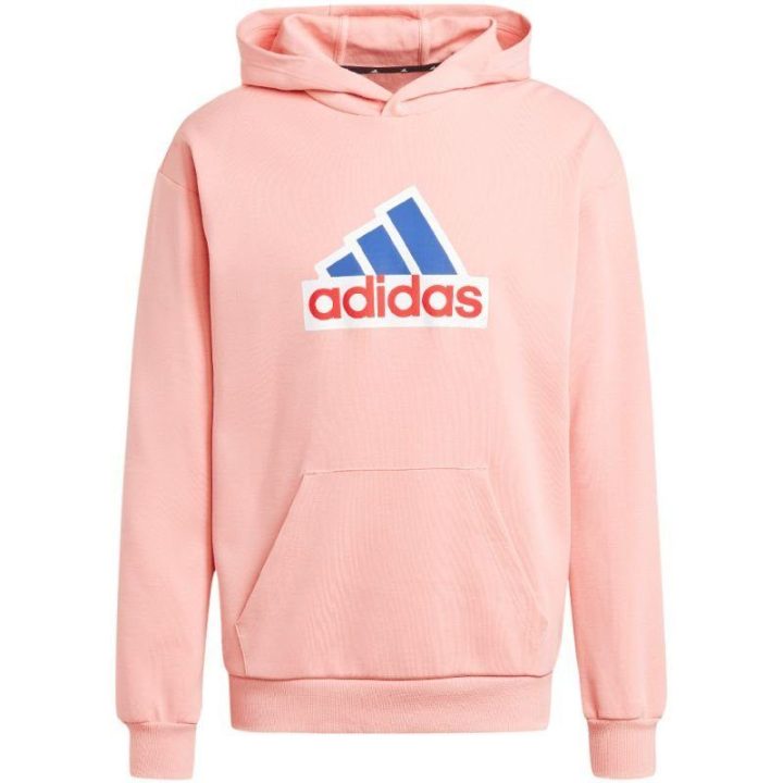 Vyriškas džemperis su gobtuvu adidas FI BOS HD OLY, rožinis