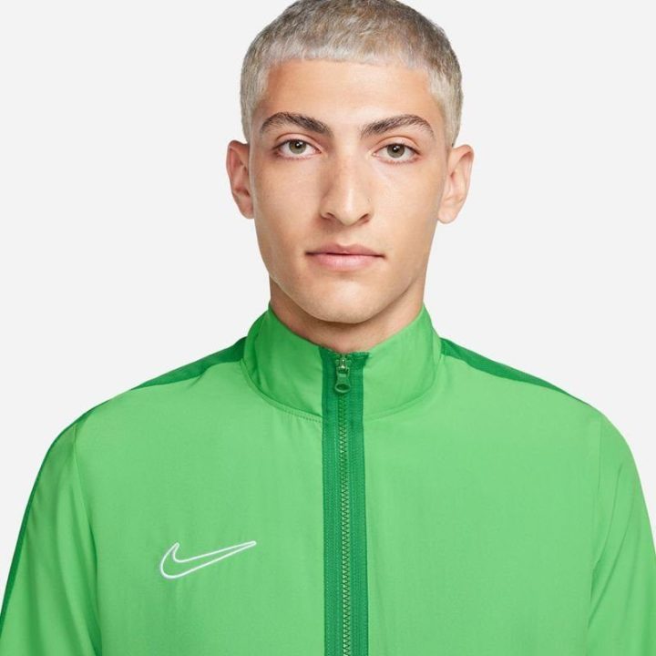 Vyriškas futbolo džemperis su užtrauktuku Nike DF Academy, žalias