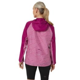 Moteriška bėgimo striukė Asics Fujitrail Packable, violetinė