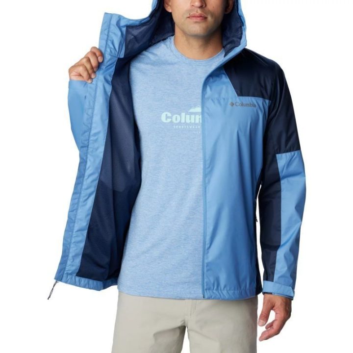 Vyriška striukė su gobtuvu Columbia Inner Limits III, mėlyna