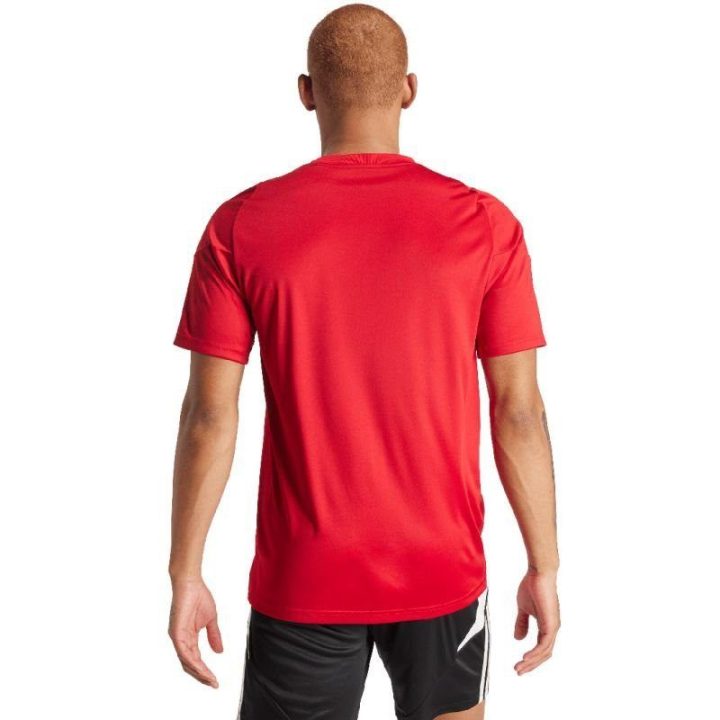 Vyriški prigludusio kirpimo futbolo marškinėliai adidas Tiro 24, raudoni