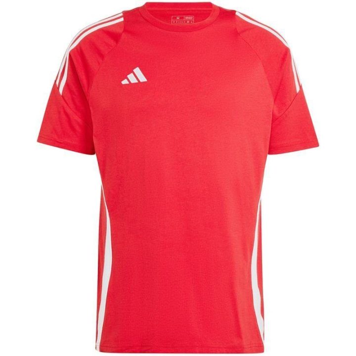 Vyriški medvilniniai marškinėliai adidas Tiro 24 Sweat, raudoni
