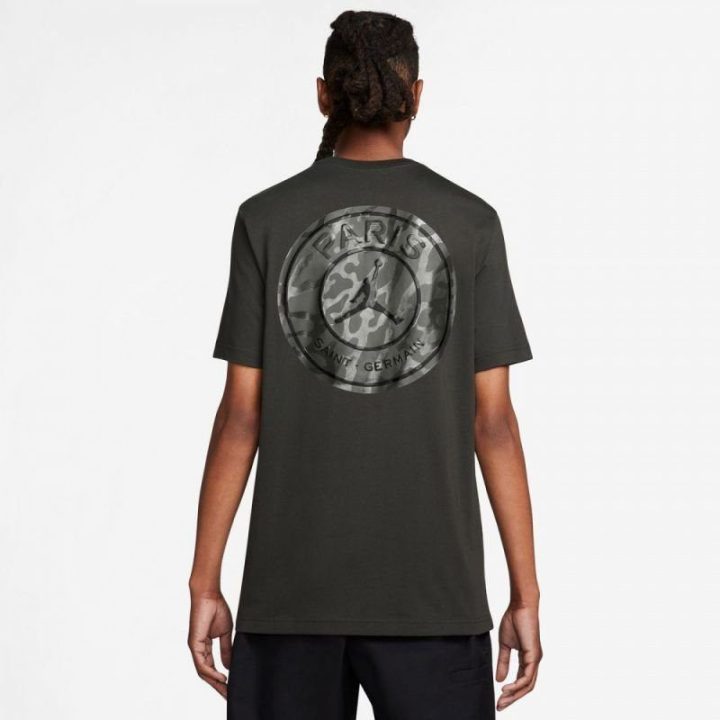 Vyriški marškinėliai Nike PSG, grafito spalvos
