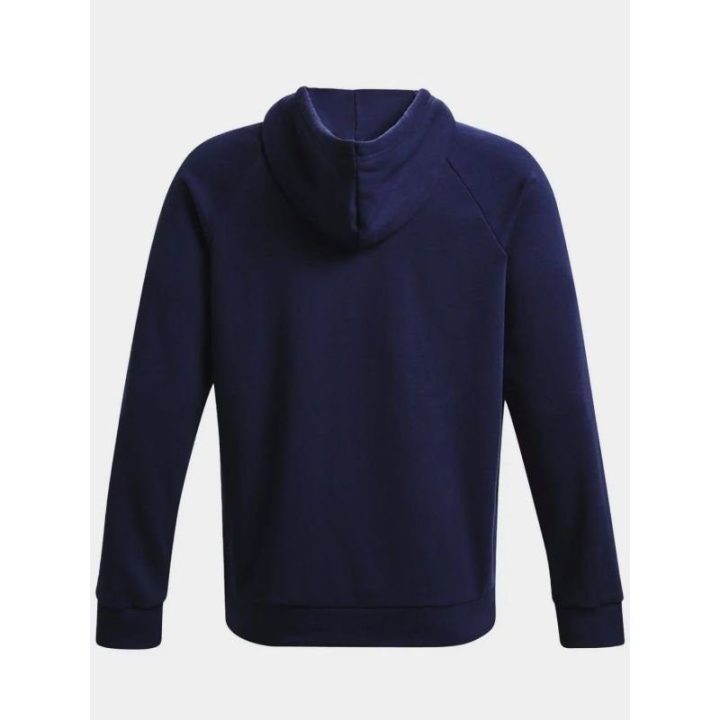 Vyriškas džemperis su gobtuvu Under Armour Rival Fleece Logo HD, tamsiai mėlynas