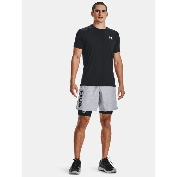 Vyriški greitai džiūstantys treniruočių šortai Under Armour, juodi