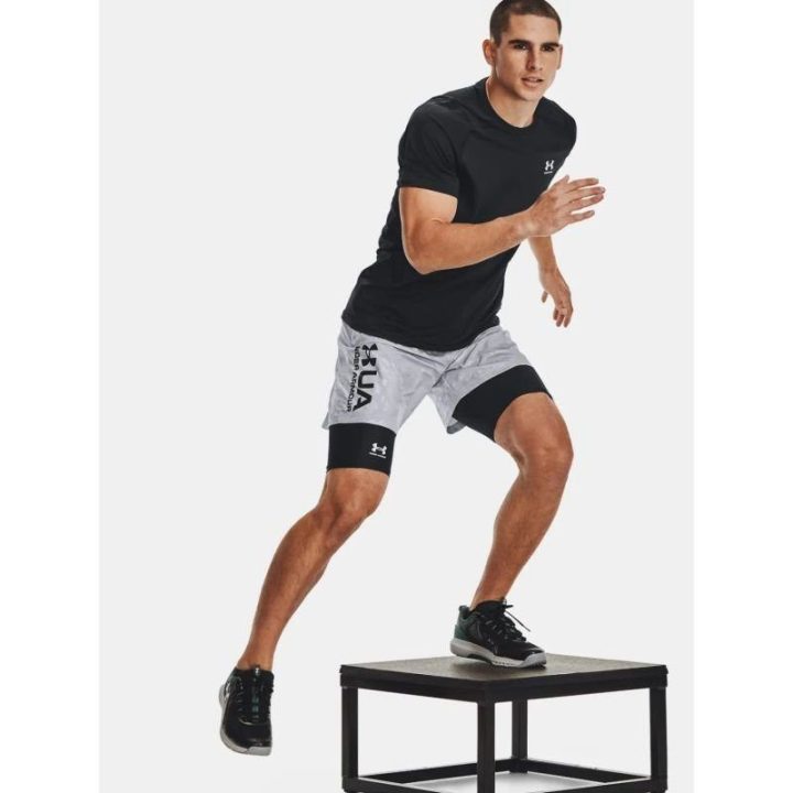 Vyriški greitai džiūstantys treniruočių šortai Under Armour, juodi