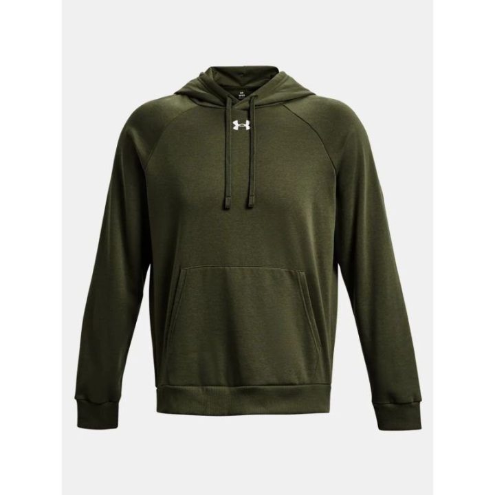 Vyriškas džemperis su kengūros kišene Under Armour, žalias