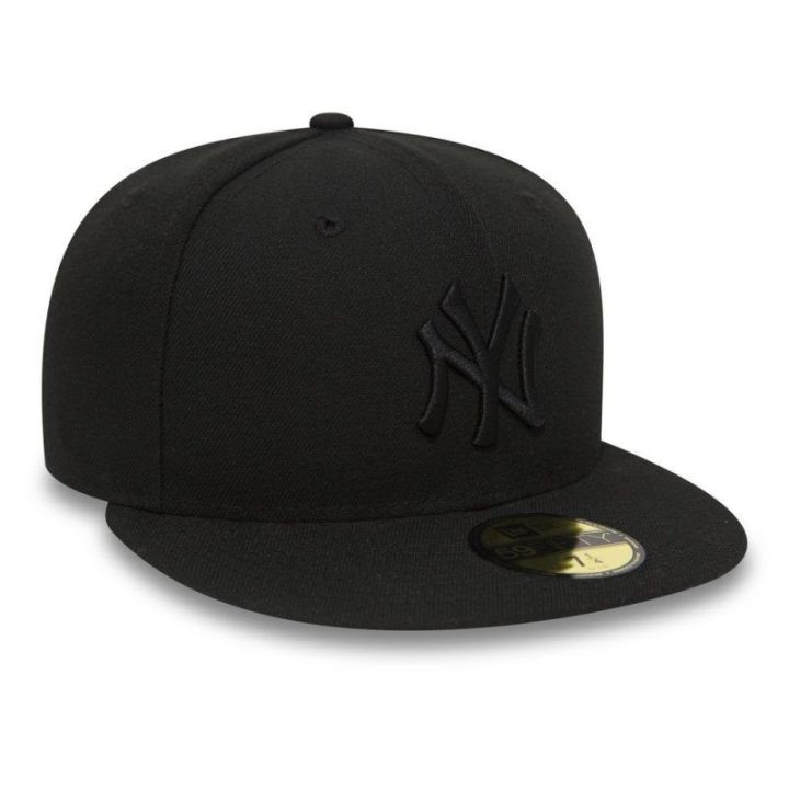 Kepurė su tiesiu snapeliu New Era Yankees 59FIFTY, juoda
