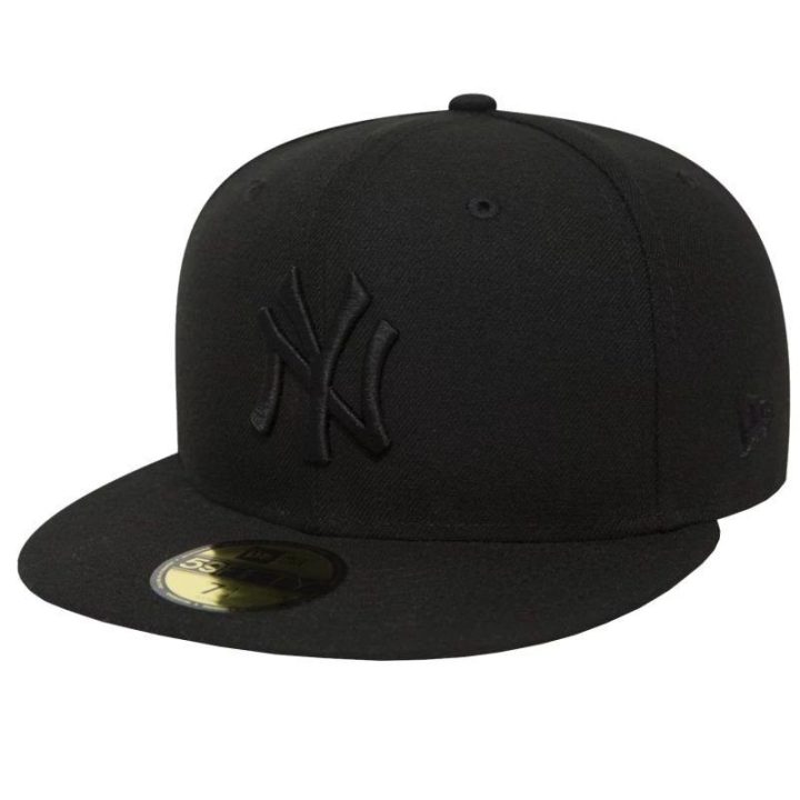 Kepurė su tiesiu snapeliu New Era Yankees 59FIFTY, juoda