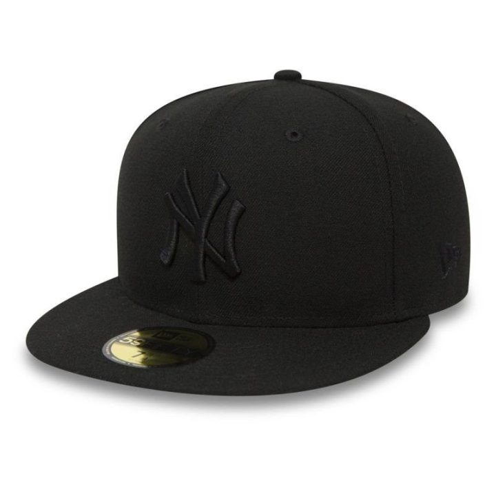 Kepurė su tiesiu snapeliu New Era Yankees 59FIFTY, juoda