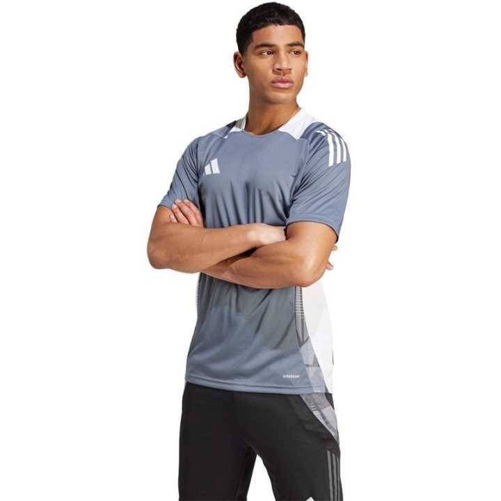Vyriški futbolo marškinėliai adidas Tiro 24, pilki