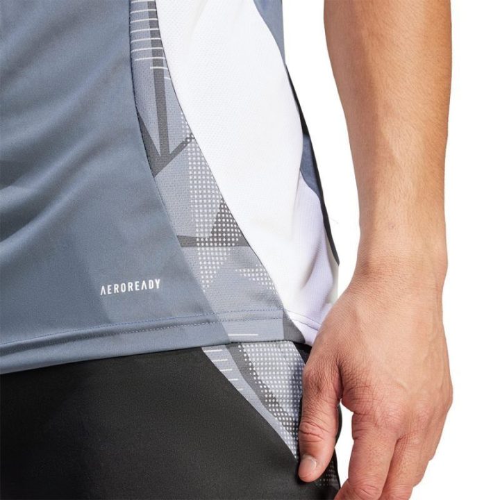 Vyriški futbolo marškinėliai adidas Tiro 24, pilki