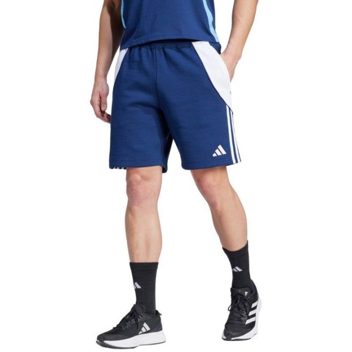 Vyriški medvilniniai šortai adidas Tiro 24, tamsiai mėlyni