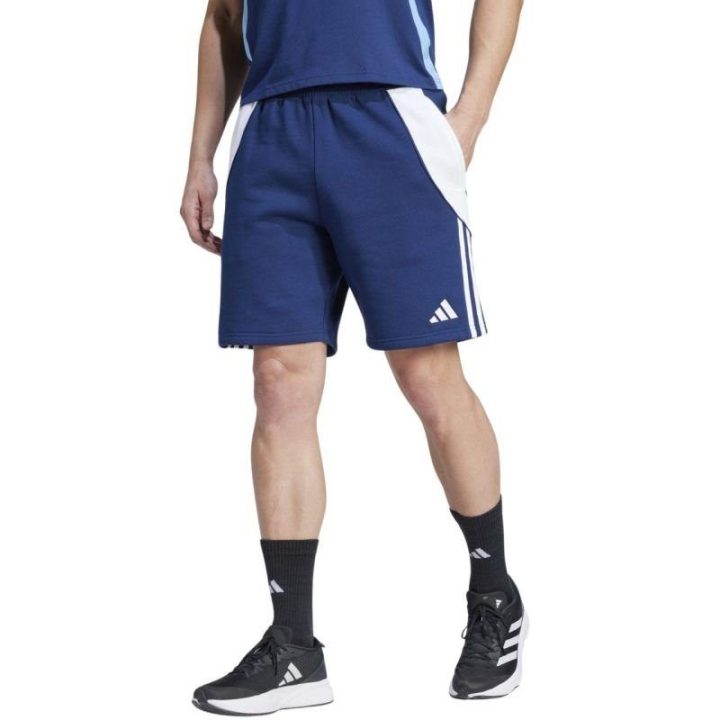 Vyriški medvilniniai šortai adidas Tiro 24, tamsiai mėlyni