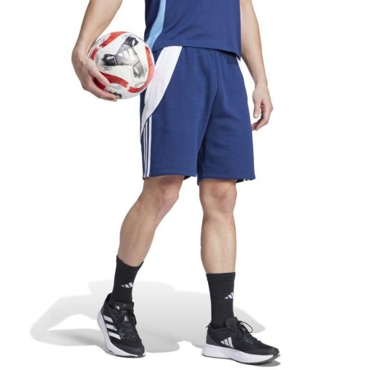 Vyriški medvilniniai šortai adidas Tiro 24, tamsiai mėlyni
