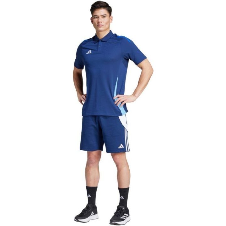 Vyriški medvilniniai šortai adidas Tiro 24, tamsiai mėlyni