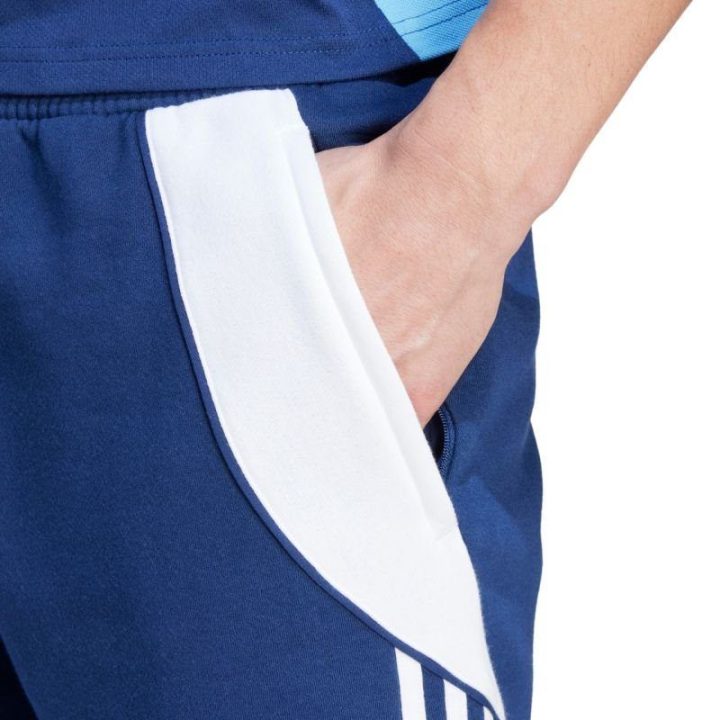 Vyriški medvilniniai šortai adidas Tiro 24, tamsiai mėlyni